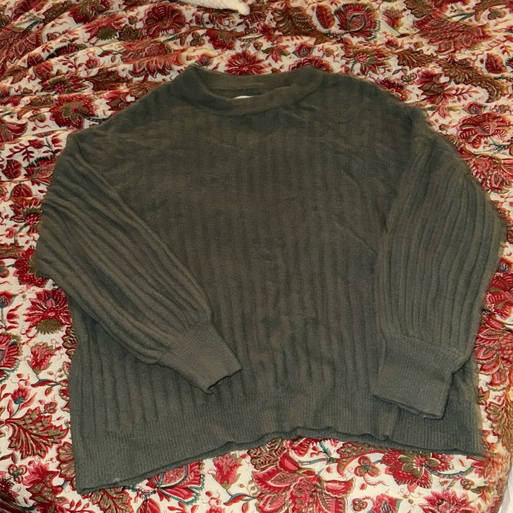 Aerie soft green sweater